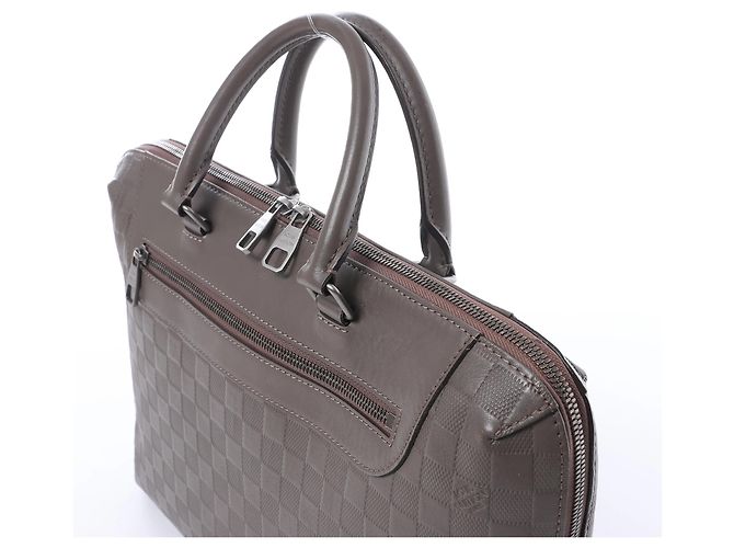 Bolso Louis Vuitton Porte-Documents Jour Damier Infini en Brown N48264 Castaño - vista 3