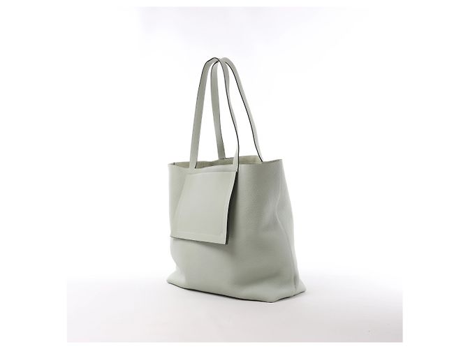 Hermès Cabasellier 46 Taurillon Clemence Schultertasche in Gray Gris Neve B: 2023 Grau - Ansicht 2