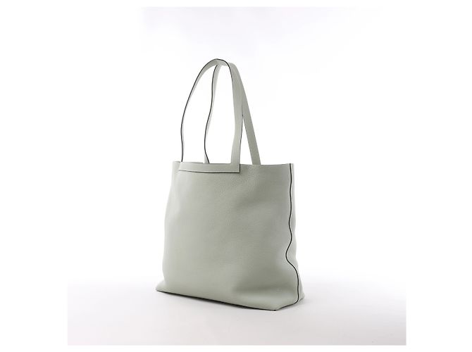 Hermès Cabasellier 46 Taurillon Clemence Schultertasche in Gray Gris Neve B: 2023 Grau - Ansicht 3