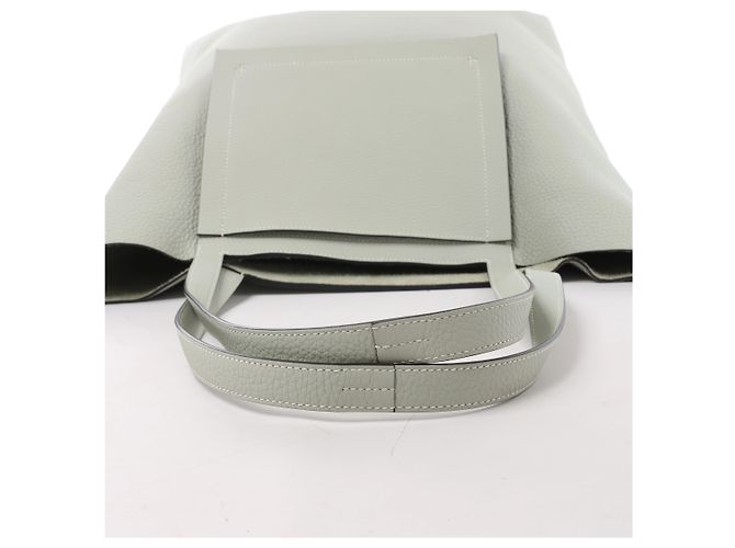 Hermès Cabasellier 46 Taurillon Clemence Schultertasche in Gray Gris Neve B: 2023 Grau - Ansicht 6