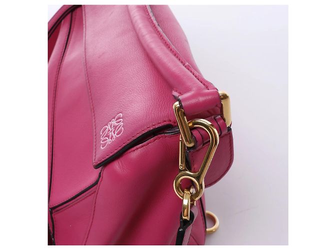 LOEWE Puzzle Small Leder 2Way Handtasche in Pink Beige - Ansicht 5