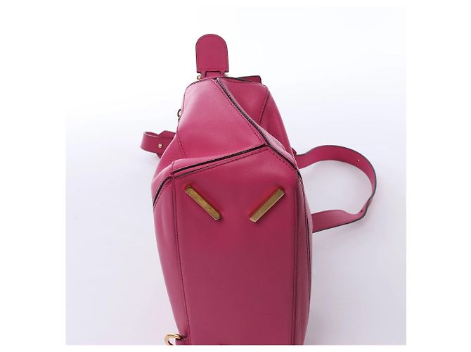 LOEWE Puzzle Small Leder 2Way Handtasche in Pink Beige - Ansicht 7