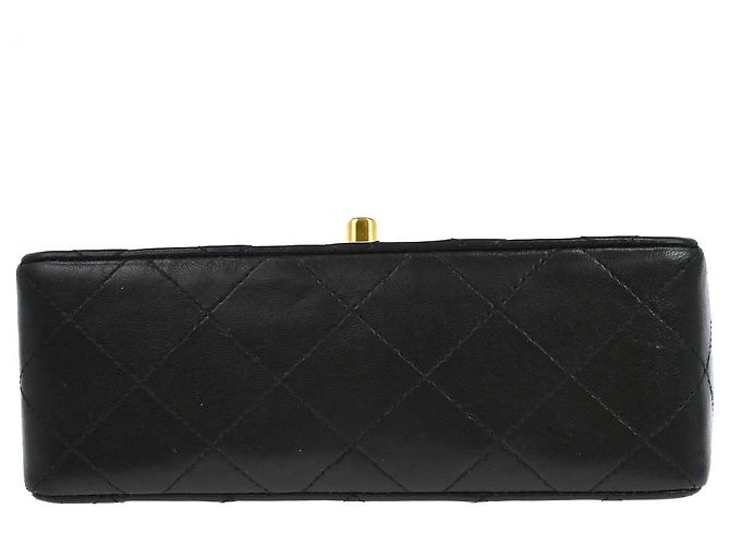 Chanel Vintage Square Classic Single Flap Quilted Lambskin Mini Schwarz - Ansicht 7