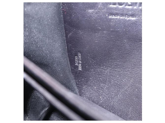 Loewe Barcelona Suede with Leather Medium Bleu - vue 6