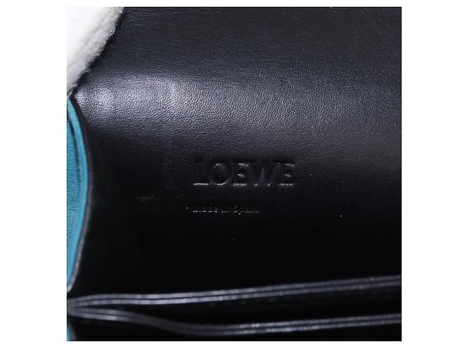 Loewe Barcelona Suede with Leather Medium Bleu - vue 7