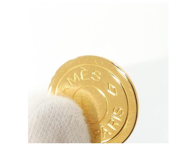Orecchini a clip Hermès Sellier D'oro - vista 4
