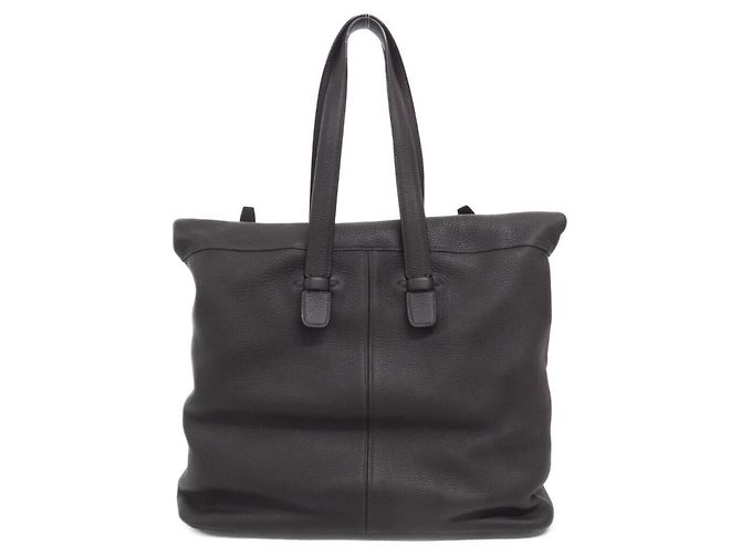 Bolso Hermès Tall de cuero Taurillon Clemence Ebene Damier ebene - vista 2