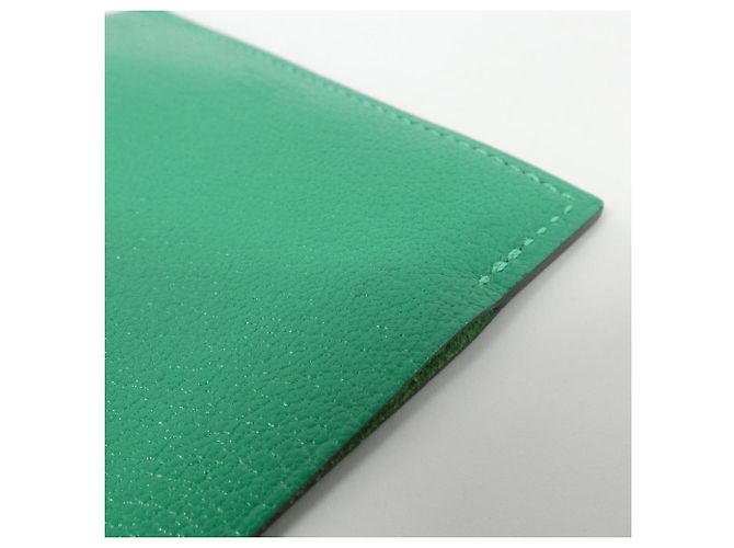 Hermès Hermes Tarmac PM 078384CK Porta Passaporto Verde - vista 3