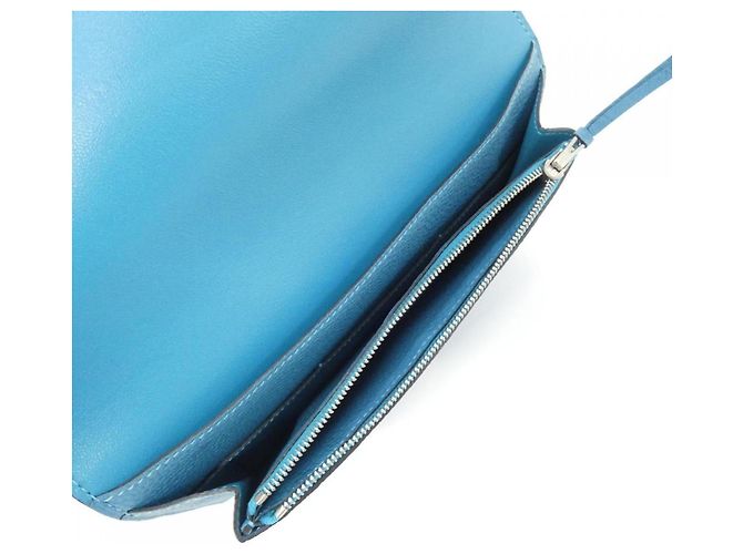Hermès Hermes Dogon Duo Wallet Turquoise - view 5