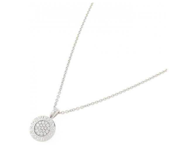 Bulgari Collana con pendente Bvlgari in oro bianco 18K D'oro - vista 2