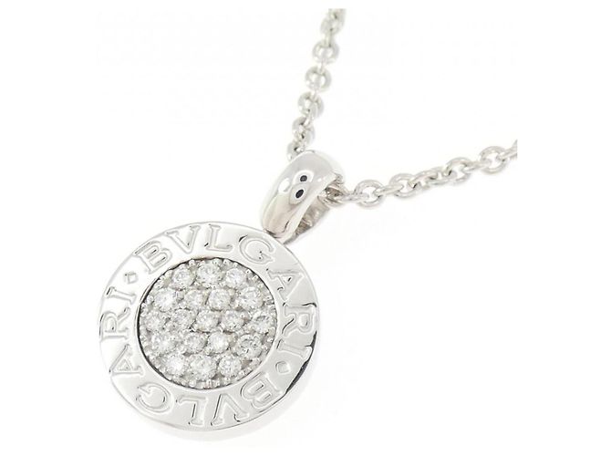 Bulgari Collana con pendente Bvlgari in oro bianco 18K D'oro - vista 3