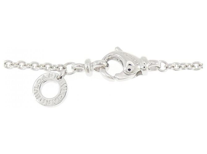 Bulgari Collana con pendente Bvlgari in oro bianco 18K D'oro - vista 5