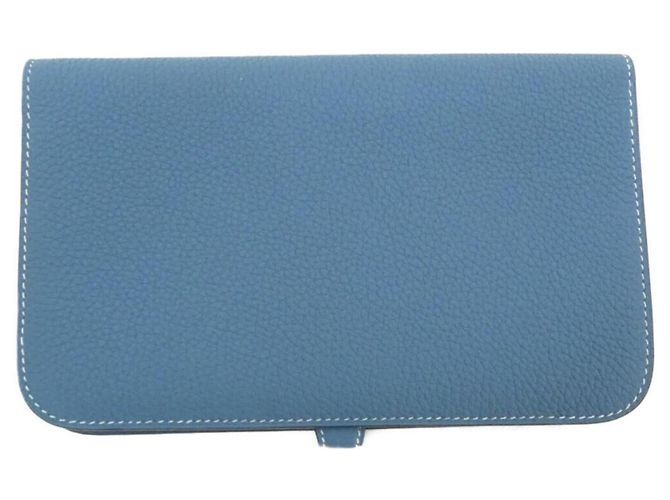 Hermès Hermes Dogon Duo Long Wallet Blue - view 2