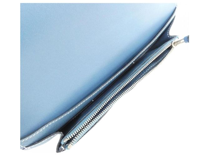 Hermès Hermes Dogon Duo Long Wallet Blue - view 4