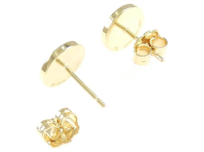 Bulgari Pendientes de botón Bvlgari en oro amarillo de 18K Dorado - vista 3