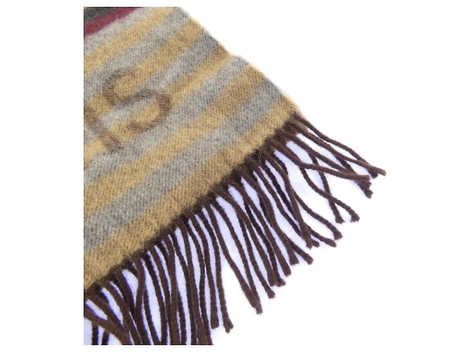 Louis Vuitton Echarpe Trunk Stripe Scarf Brown - view 2
