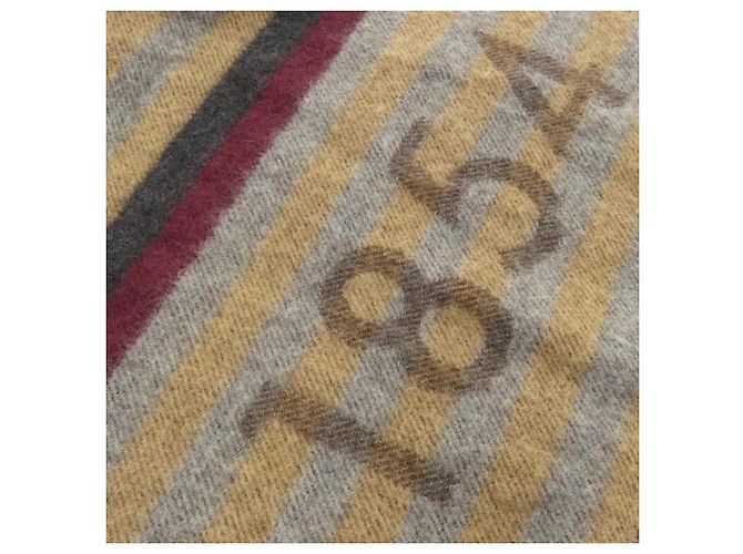 Louis Vuitton Echarpe Trunk Stripe Scarf Brown - view 4