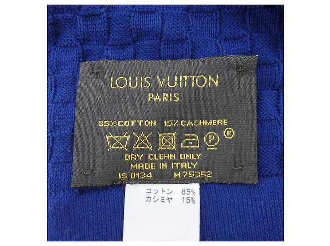 Louis Vuitton M75352 Cashmere Stole Blue - view 3