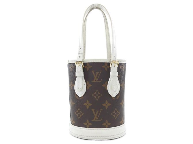 Bolsa de mão Louis Vuitton LV Match Nano Bucket Marrom - vista 2