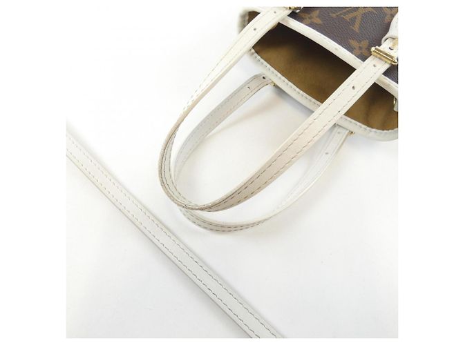 Bolsa de mão Louis Vuitton LV Match Nano Bucket Marrom - vista 7