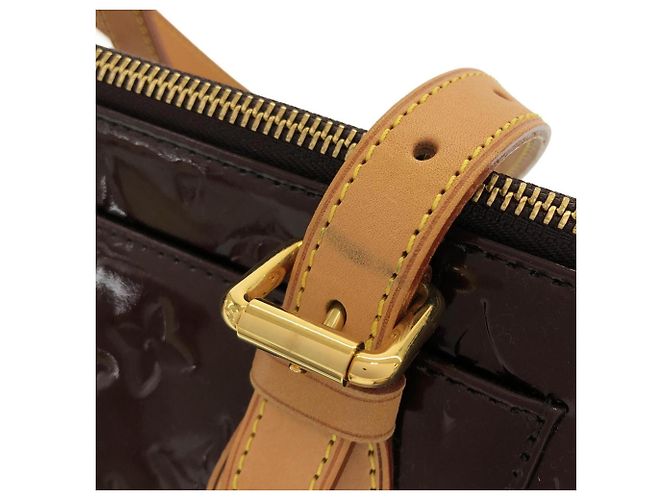 Sac à main Louis Vuitton Vernis Rosewood Avenue Bordeaux Violet - vue 6