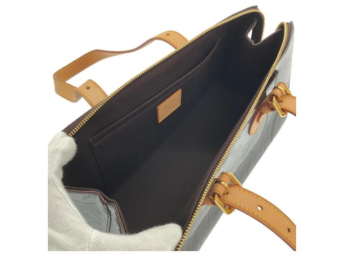 Sac à main Louis Vuitton Vernis Rosewood Avenue Bordeaux Violet - vue 8