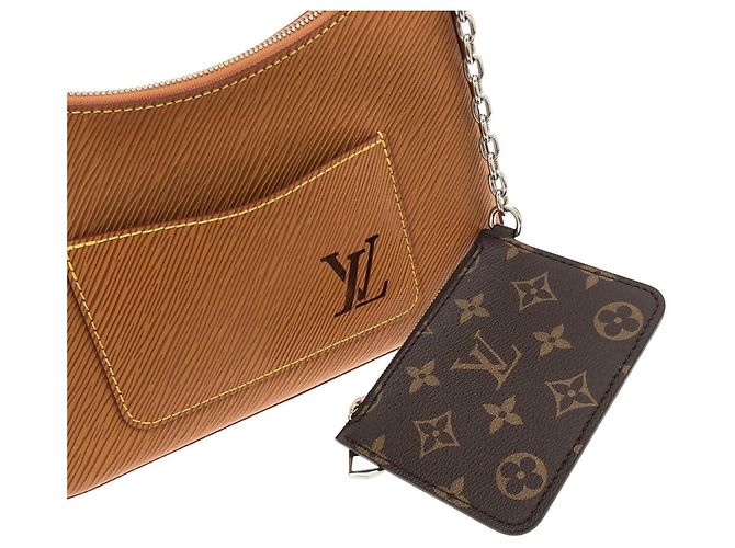 Bolsa de Ombro Louis Vuitton Epi Marelle M80794 Marrom - vista 4