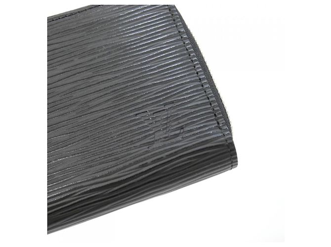 Louis Vuitton Epi Portefeuille Clemence Wallet Negro - vista 4