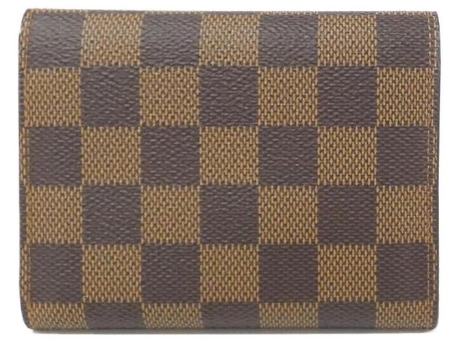 Louis Vuitton Damier Portefeuille Victorine Wallet N41659 Rosso Damier ebene - vista 2
