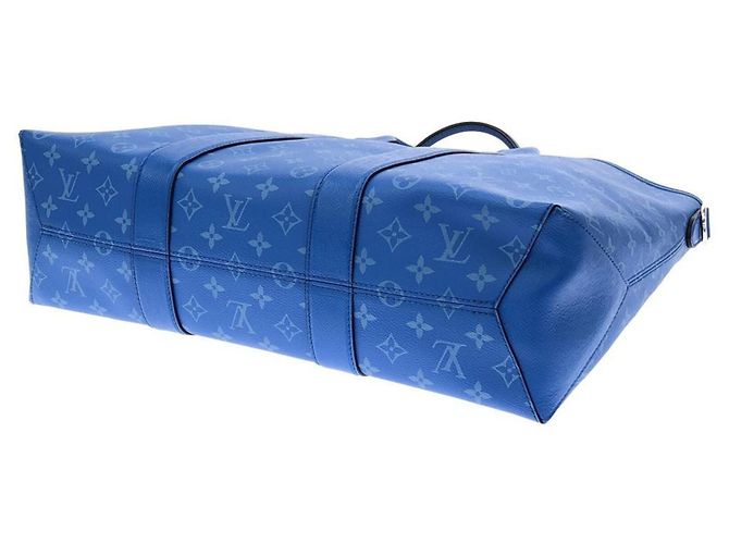 Louis Vuitton Taiga Lama Weekend Tote Blau - Ansicht 2