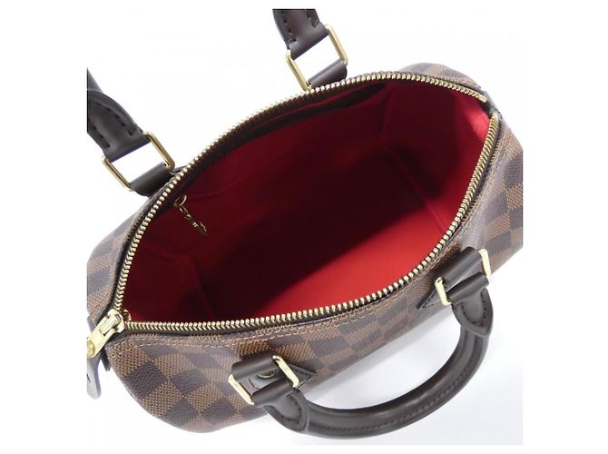 Borsa Boston Louis Vuitton Damier Speedy 25cm Damier ebene - vista 6