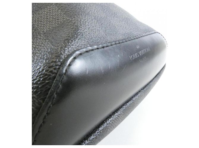 Borsa a tracolla Louis Vuitton Damier Graphite Avenue Marrone - vista 4