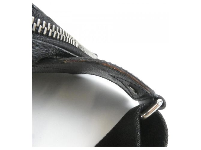 Borsa a tracolla Louis Vuitton Damier Graphite Avenue Marrone - vista 8