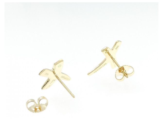 Autre Marque Orecchini Tiffany Kiss in oro giallo 18K - vista 3