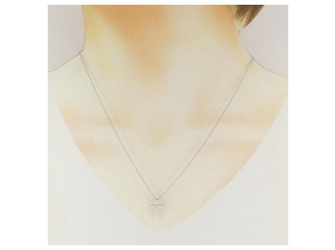 Autre Marque Tiffany Kreuz Halskette - Ansicht 6