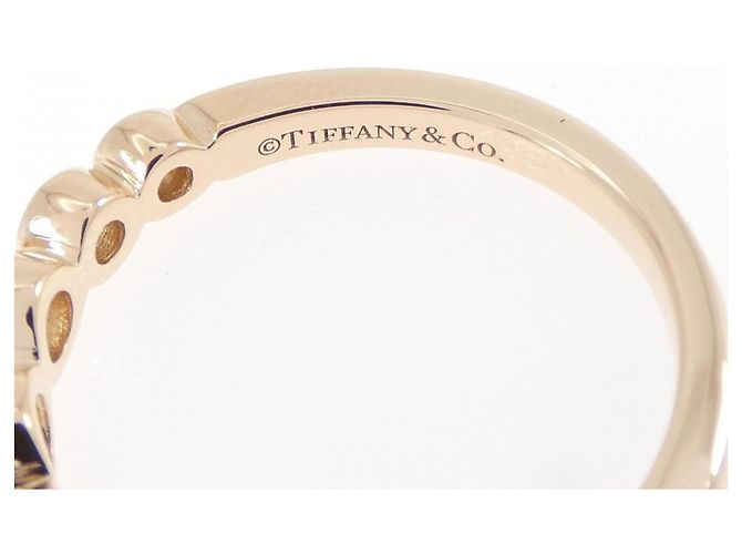 Autre Marque Anel Tiffany Jazz Graduated em ouro rosa - vista 4