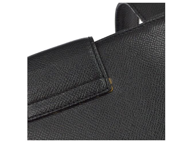 Céline Celine Vintage Turnlock Leather Black - view 7