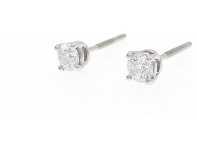 Autre Marque Boucles d'oreilles puces Tiffany Solitaire - vue 2