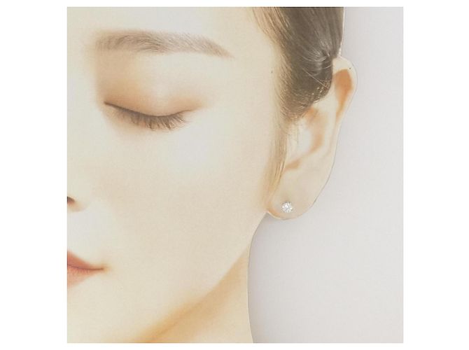 Autre Marque Boucles d'oreilles puces Tiffany Solitaire - vue 4