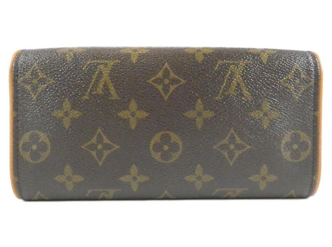 Louis Vuitton Monogram Pochette Twin PM M51854 Schultertasche Braun - Ansicht 2