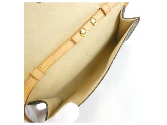 Louis Vuitton Monogram Pochette Twin PM M51854 Schultertasche Braun - Ansicht 6