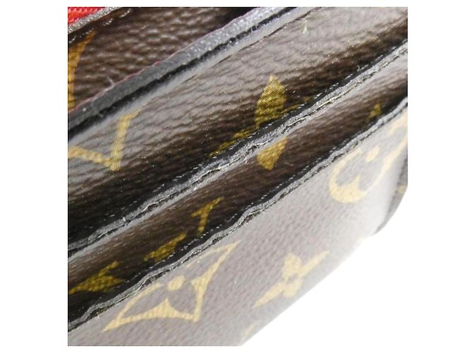 Louis Vuitton Monogram Portefeuille Pallas M58414 Wallet Castaño Fucsia - vista 10