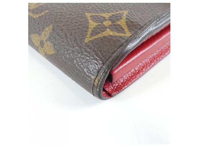 Louis Vuitton Monogram Portefeuille Pallas M58414 Wallet Castaño Fucsia - vista 4