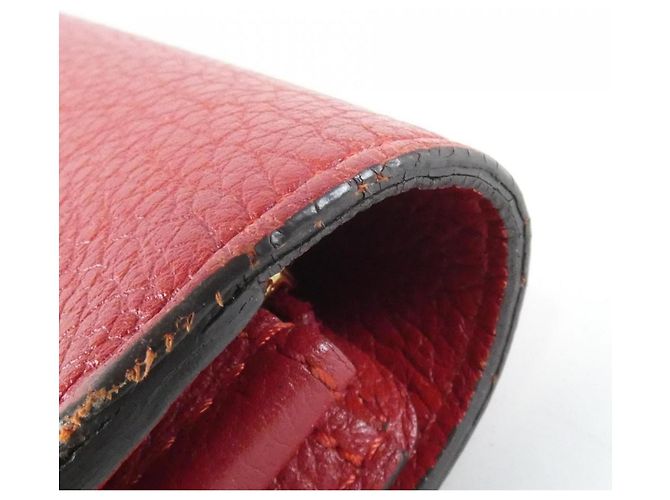 Louis Vuitton Monogram Portefeuille Pallas M58414 Wallet Castaño Fucsia - vista 5