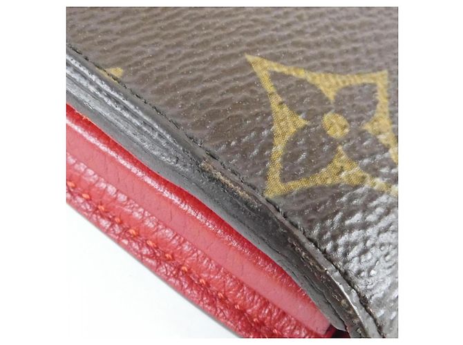 Louis Vuitton Monogram Portefeuille Pallas M58414 Wallet Castaño Fucsia - vista 6