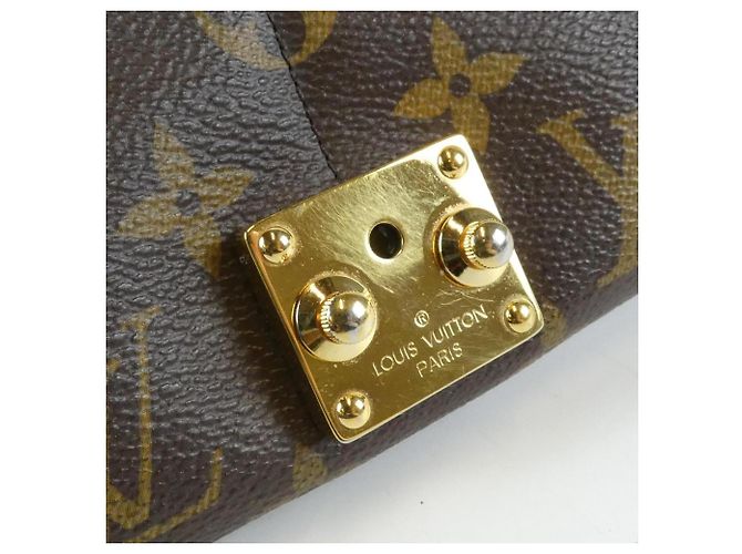 Louis Vuitton Monogram Portefeuille Pallas M58414 Wallet Castaño Fucsia - vista 7