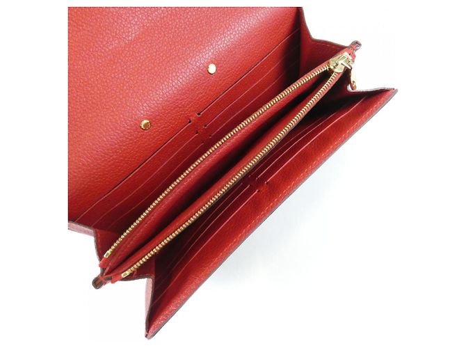 Louis Vuitton Monogram Portefeuille Pallas M58414 Wallet Castaño Fucsia - vista 8