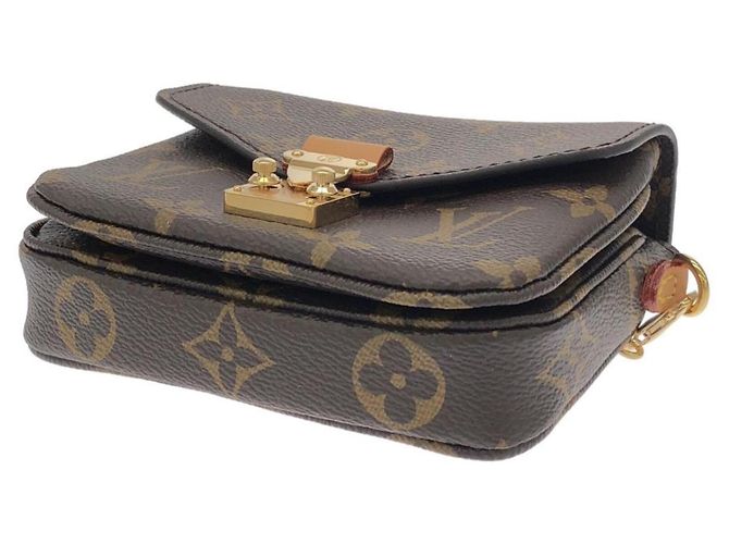 Louis Vuitton Monogram Micro Metis Schultertasche Braun - Ansicht 3