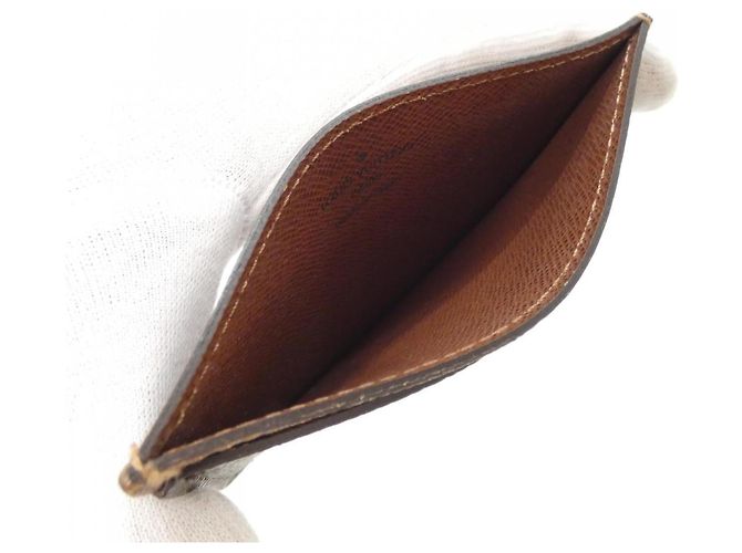 Tarjetero Louis Vuitton Monogram Castaño - vista 4