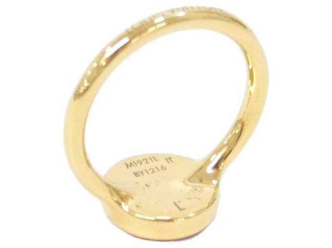 Anillo Louis Vuitton LV Pearly Confetti Castaño Dorado - vista 3